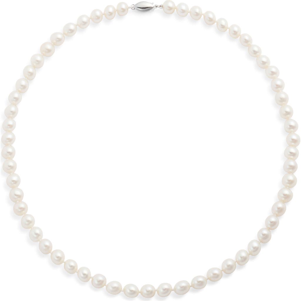 Nordstrom Freshwater Pearl Necklace In White