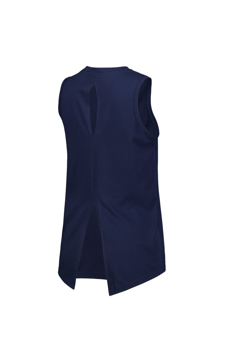 LEVELWEAR Women's Levelwear  Navy Houston Astros Paisley Chase V-Neck Tank Top, Alternate, color, 