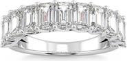 Bliss Diamond 3.60Ct Emerald Diamond U-Prong Wedding Anniversary Ring 14k Gold Lab Grown