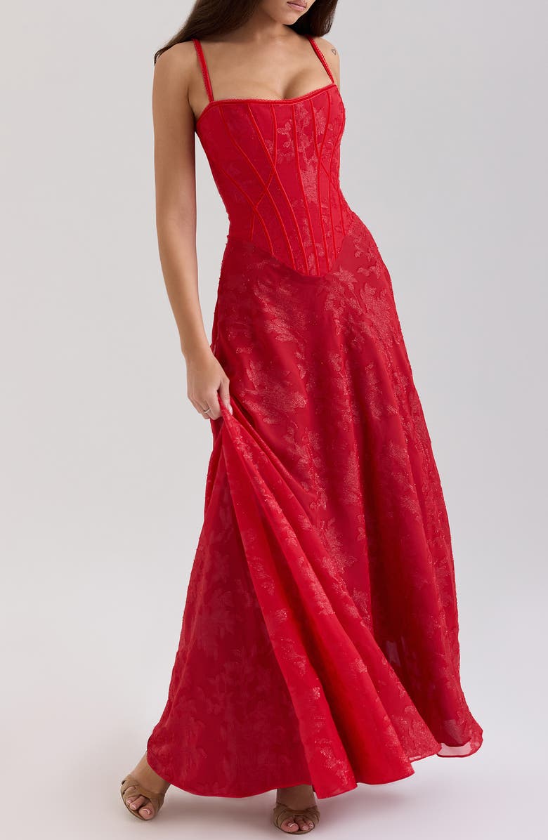 Esme Fil Coupé Gown