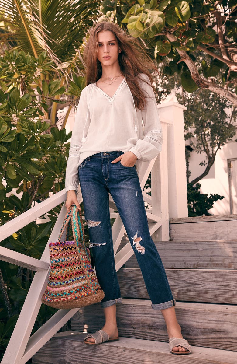 PAIGE Brigitte Crop Boyfriend Jeans, Alternate, color,