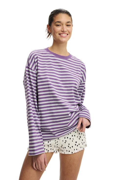 Women's Oversized Boxy Long Sleeve Tee