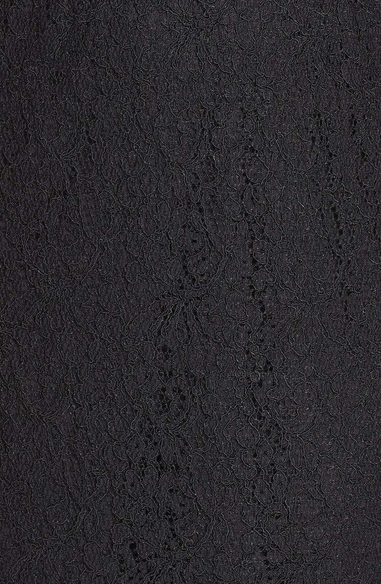 Adrianna Papell Wrap Lace Dress, Alternate, color,