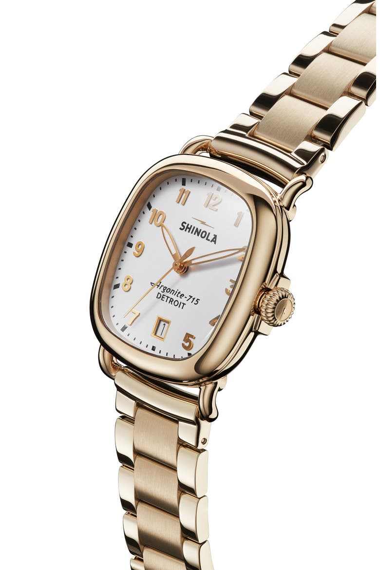 The Guardian Bracelet Watch, 36mm, Alternate, color, WHITE