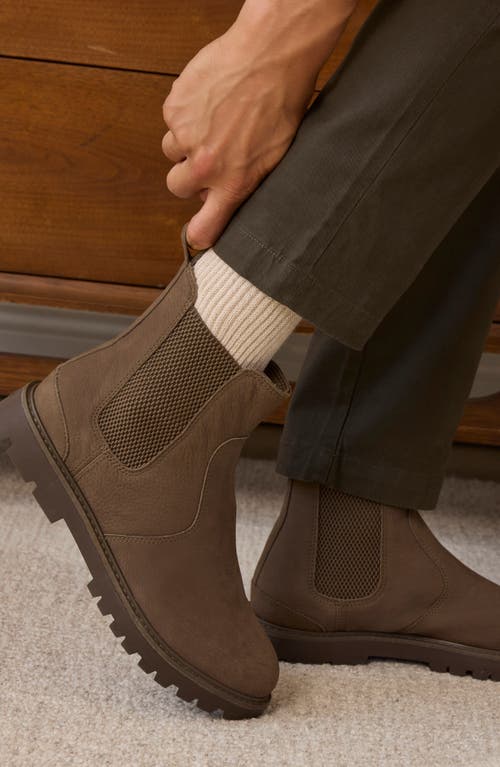 Toms Griffin Water Resistant Chelsea Boot In Brown