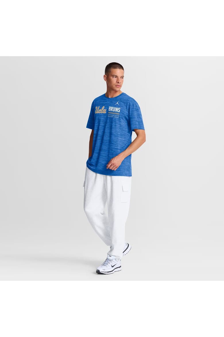 Men's Jordan Brand Blue UCLA Bruins Sideline Velocity Dri-FIT T-Shirt, Alternate, color, Blue