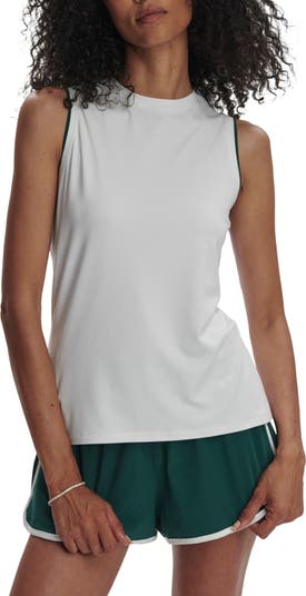 (取寄) バーリー レディース パフォーマンス タンク Varley women Arton Performance Tank White/Forest Varley Arton Performance Tank - White/Forest – SculptHouse