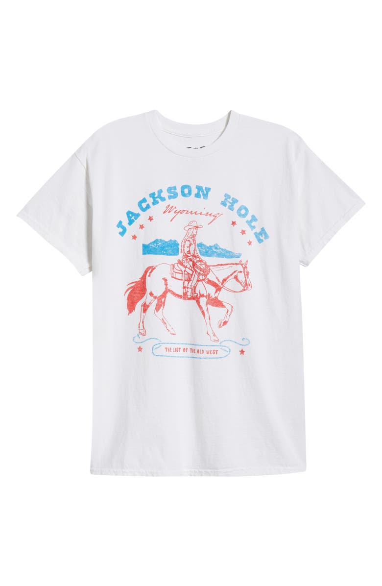Junk Food Jackson Hole Wyoming Graphic Cotton T-Shirt, Alternate, color, White