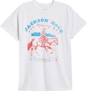 Junk Food Jackson Hole Wyoming Graphic Cotton T-Shirt
