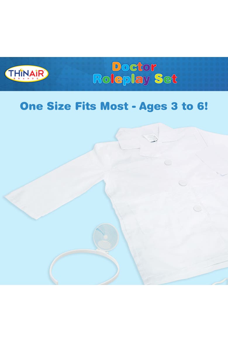 Doctor Roleplay 6 Piece Costume Set, Alternate, color, White