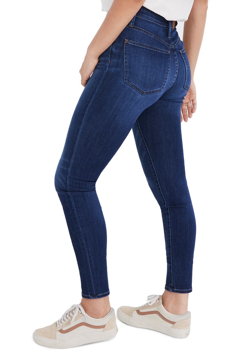 Madewell Curvy High Waist Skinny Jeans, Alternate, color,