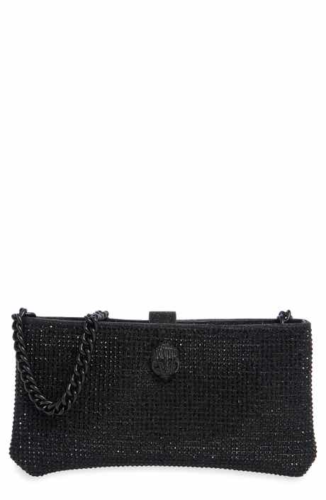 Crystal Embellished Chain Pouch
