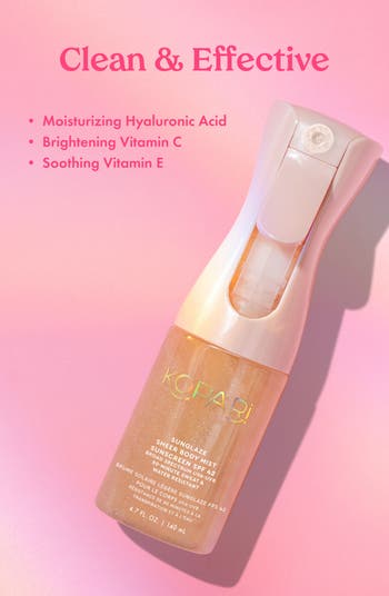 Sunglaze Sheer Body Mist Sunscreen SPF 42