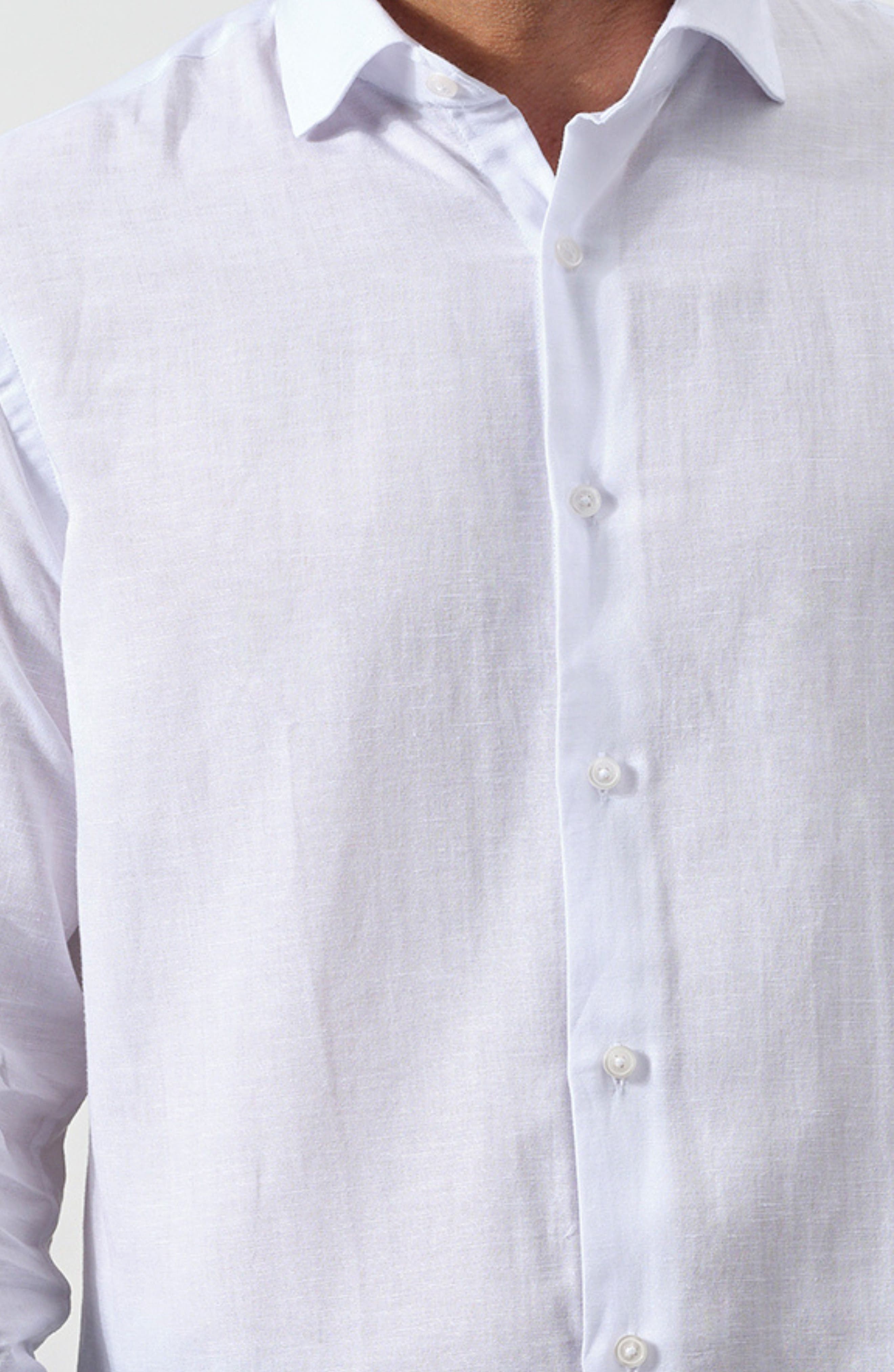 Linen & Tencel Button Up Shirt - image 2