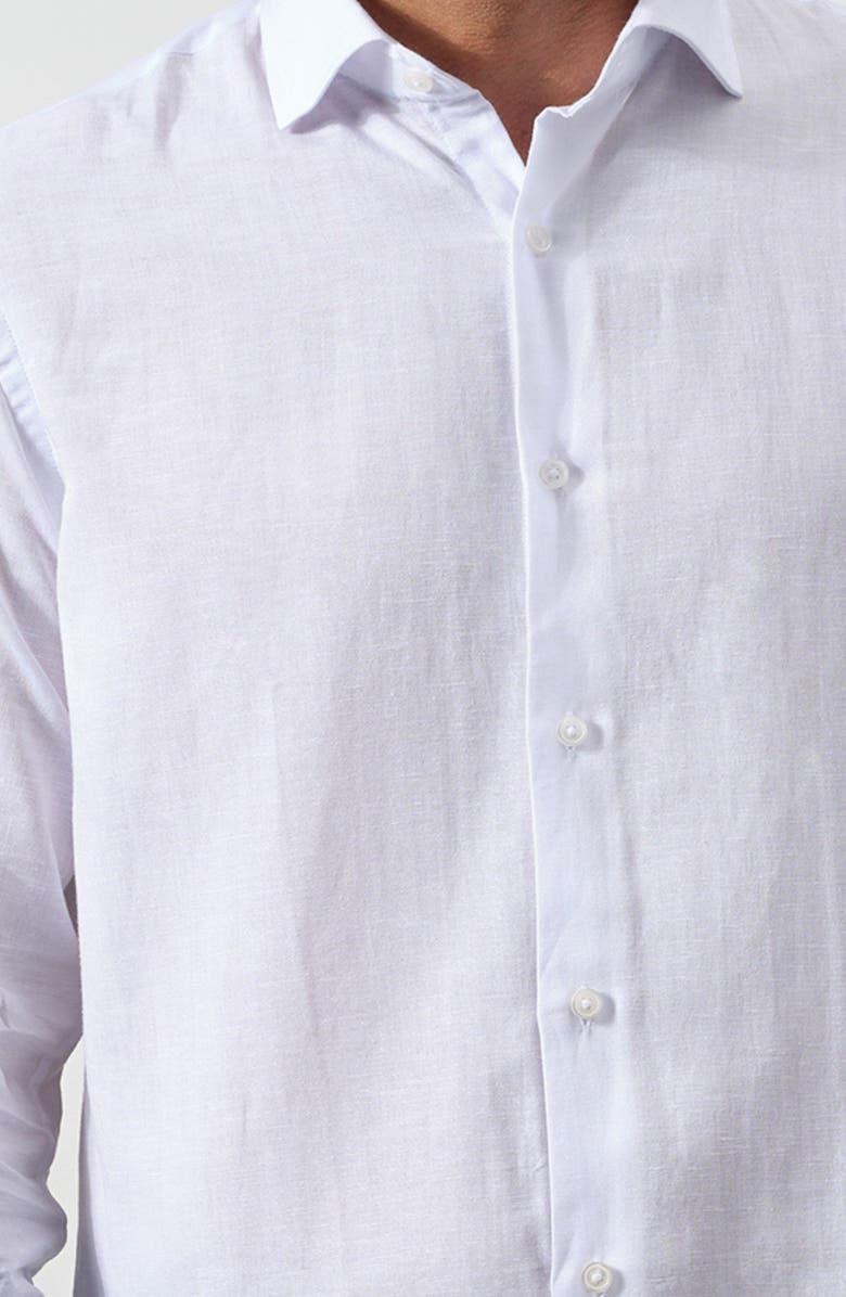 STUDIO GARNET LOS ANGELES Tech Button-Up Shirt, Alternate, color, White