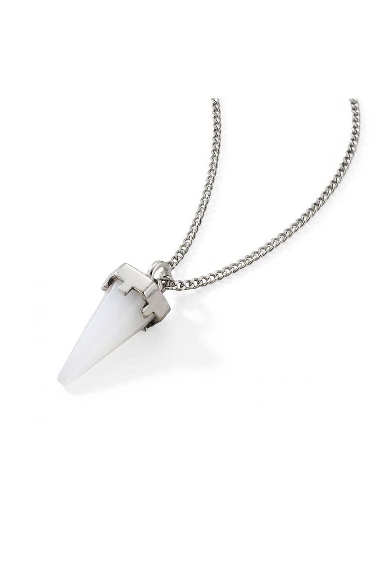 Quartz Spike Pendant Necklace, Alternate, color, WHITE QUARTZ