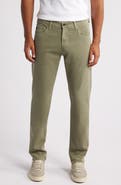 AG Everett Slim Straight Leg Cotton & Linen Blend Pants