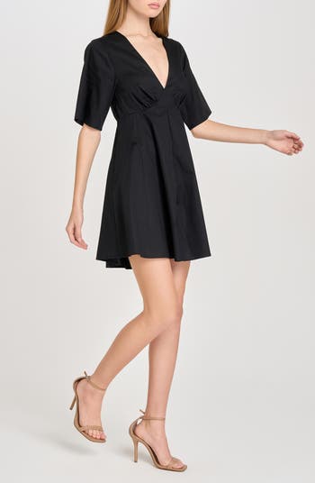 Zelma Short Sleeve Babydoll Minidress