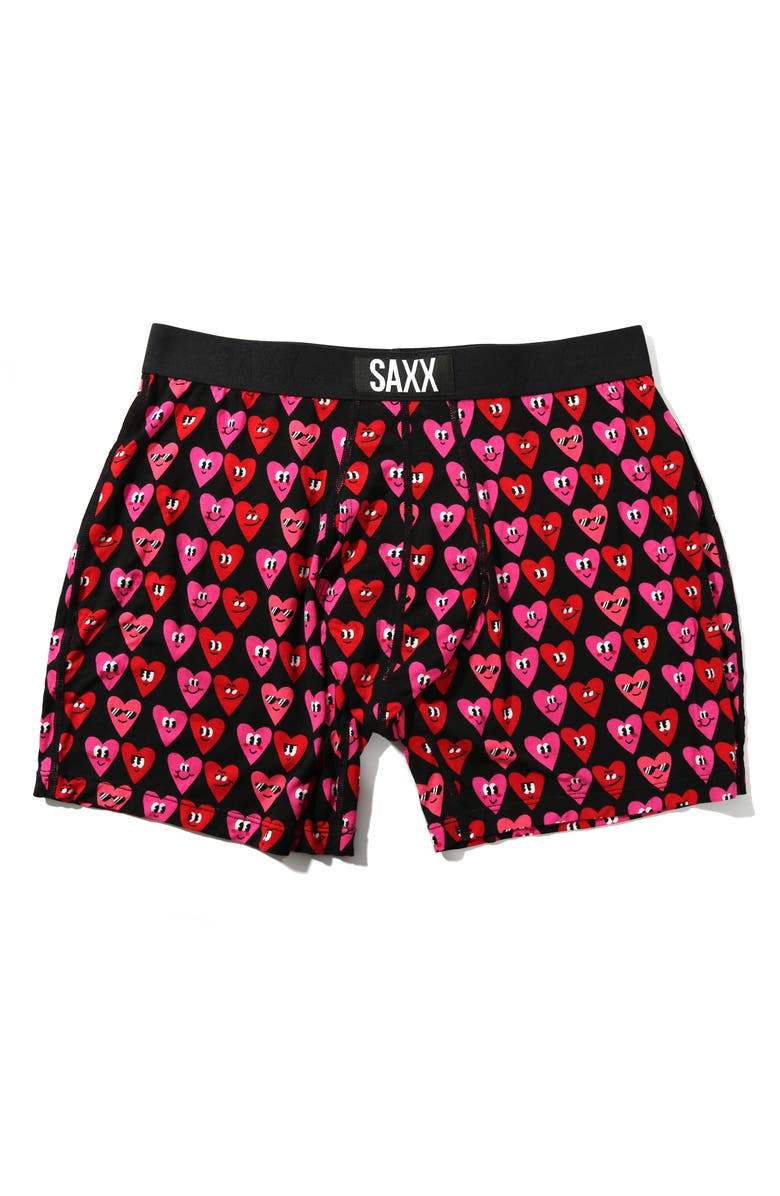 Hanky Panky x Saxx Boxer Briefs & Thong Set Gift Box, Alternate, color, Lets Get It On Black