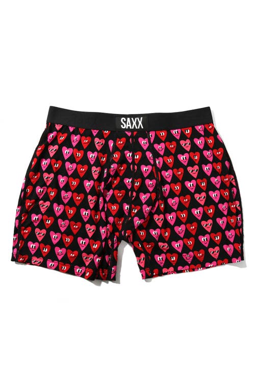 Hanky Panky X Saxx Boxer Briefs & Thong Set Gift Box In Lets Get It On Black