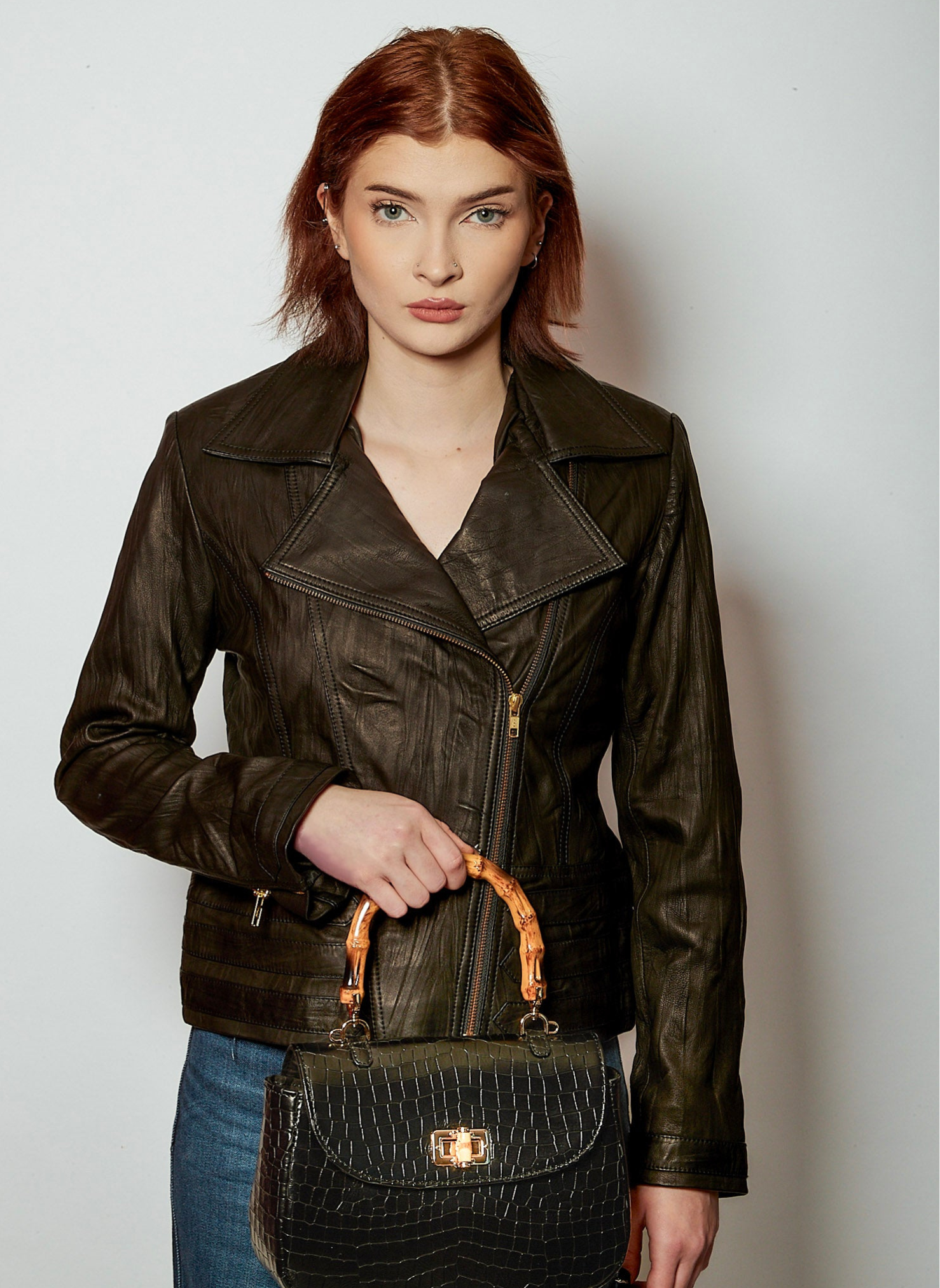 The Chloe Leather Handbag, Alternate, color, Black Patent Leather