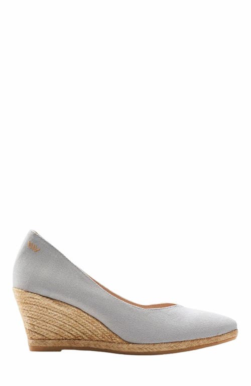 Viscata Roses Canvas V Cut Espadrille Wedges