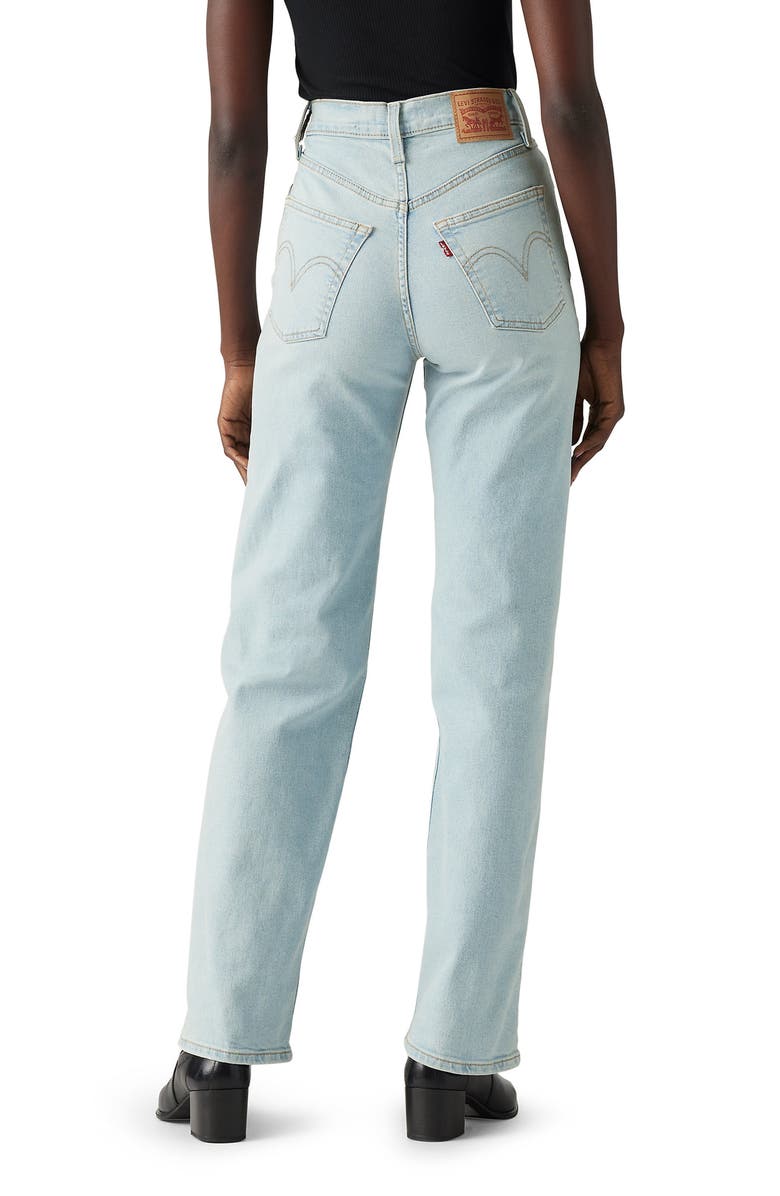 Levi's Ribcage High Waist Straight Leg Jeans, Alternate, color, All Alone
