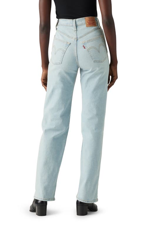 Levi's Ribcage High Waist Straight Leg Jeans In Blue
