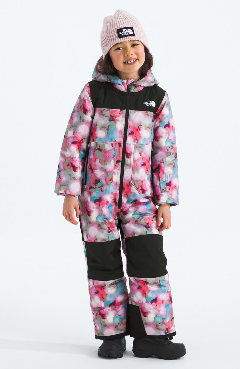 The North Face Kids' Freedom Snow Suit, Alternate, color, Lite Lilac Lens Flare Print