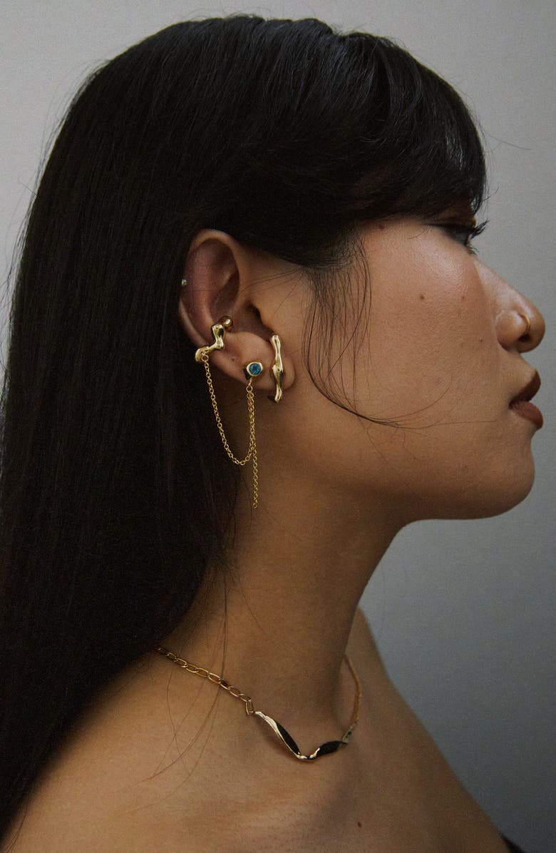 FARIS Zelda Chain Ear Cuff, Alternate, color, Gold
