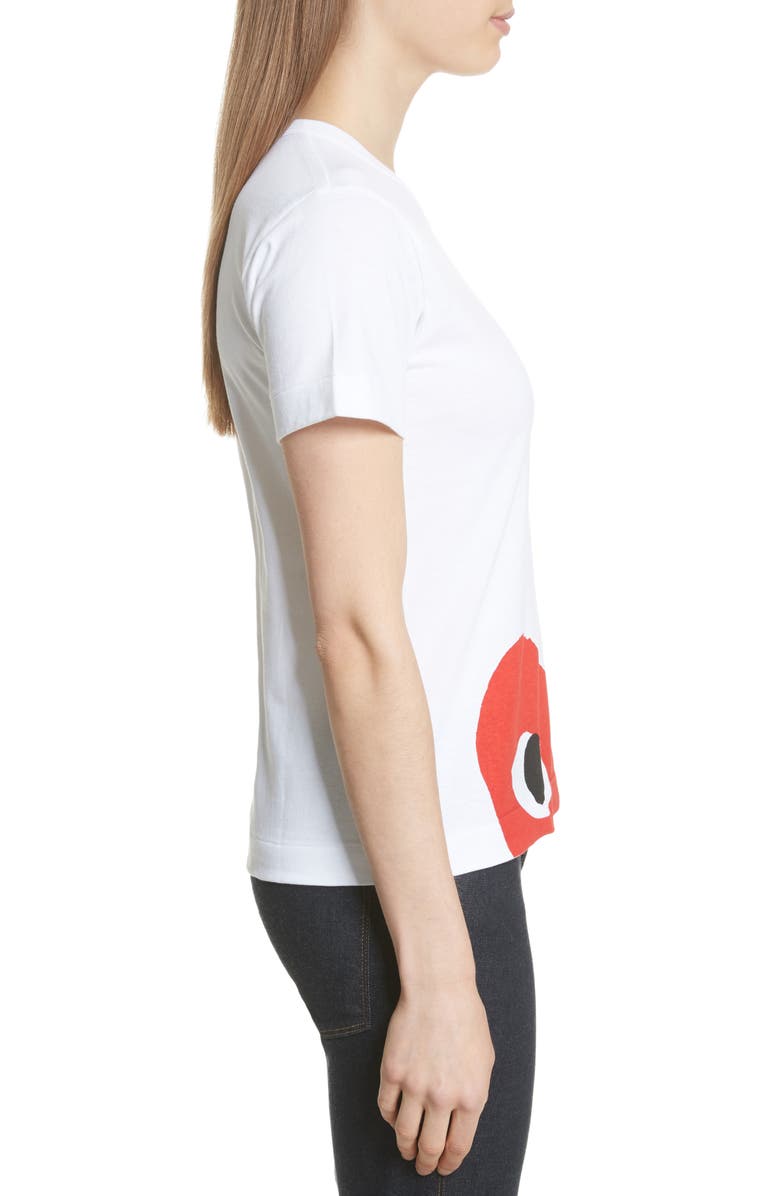 Comme des Garçons PLAY Graphic Tee, Alternate, color, 