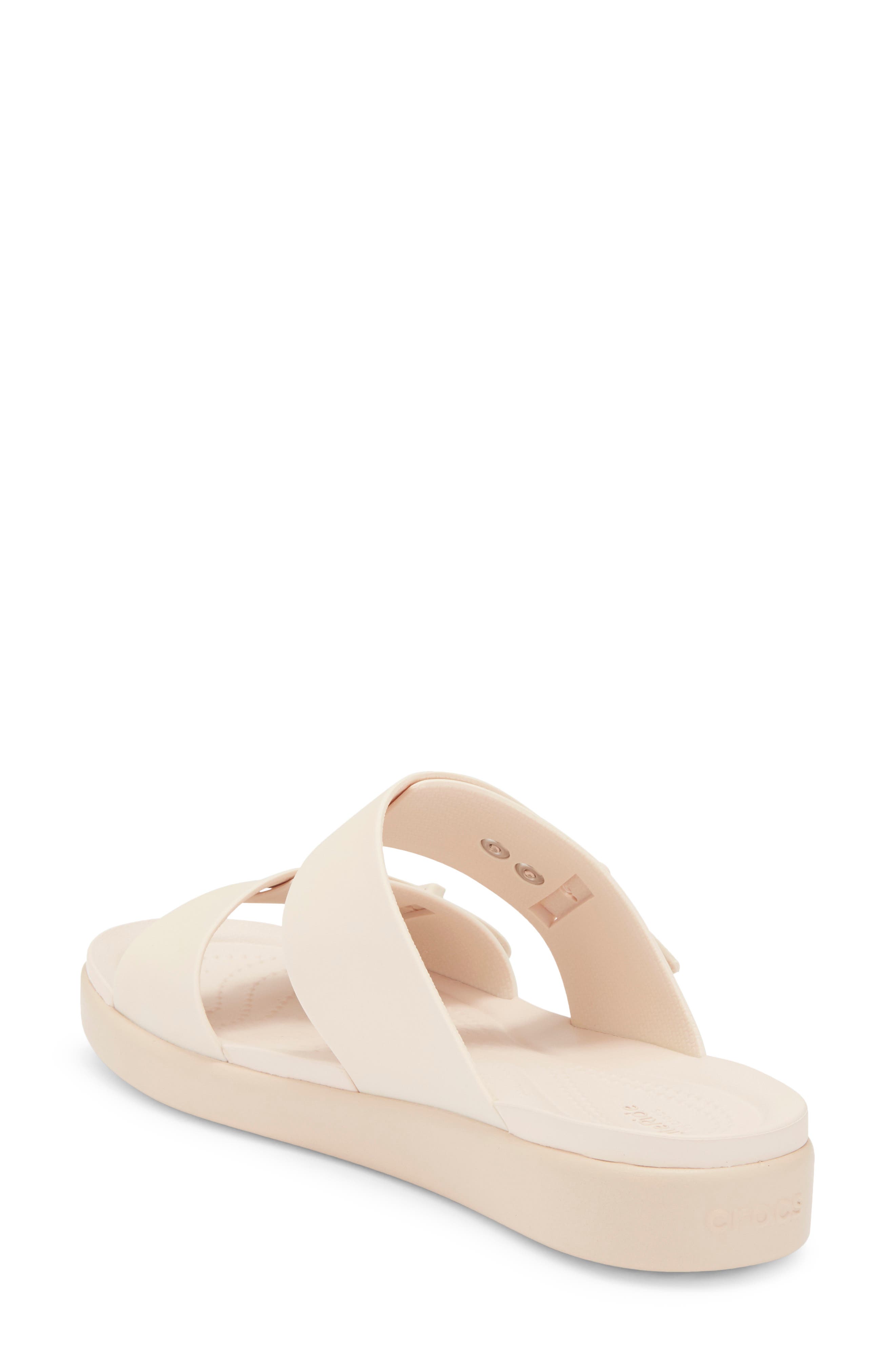CROCS Brooklyn Wedge Slide Sandal, Alternate, color, Quartz
