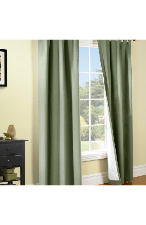 Outdoor Decor By Commonwealth Indoor Cotton Panel Curtain In Green