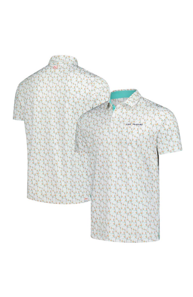 PUMA Men's Puma White THE PLAYERS MATTR Paradise Polo, Main, color, White