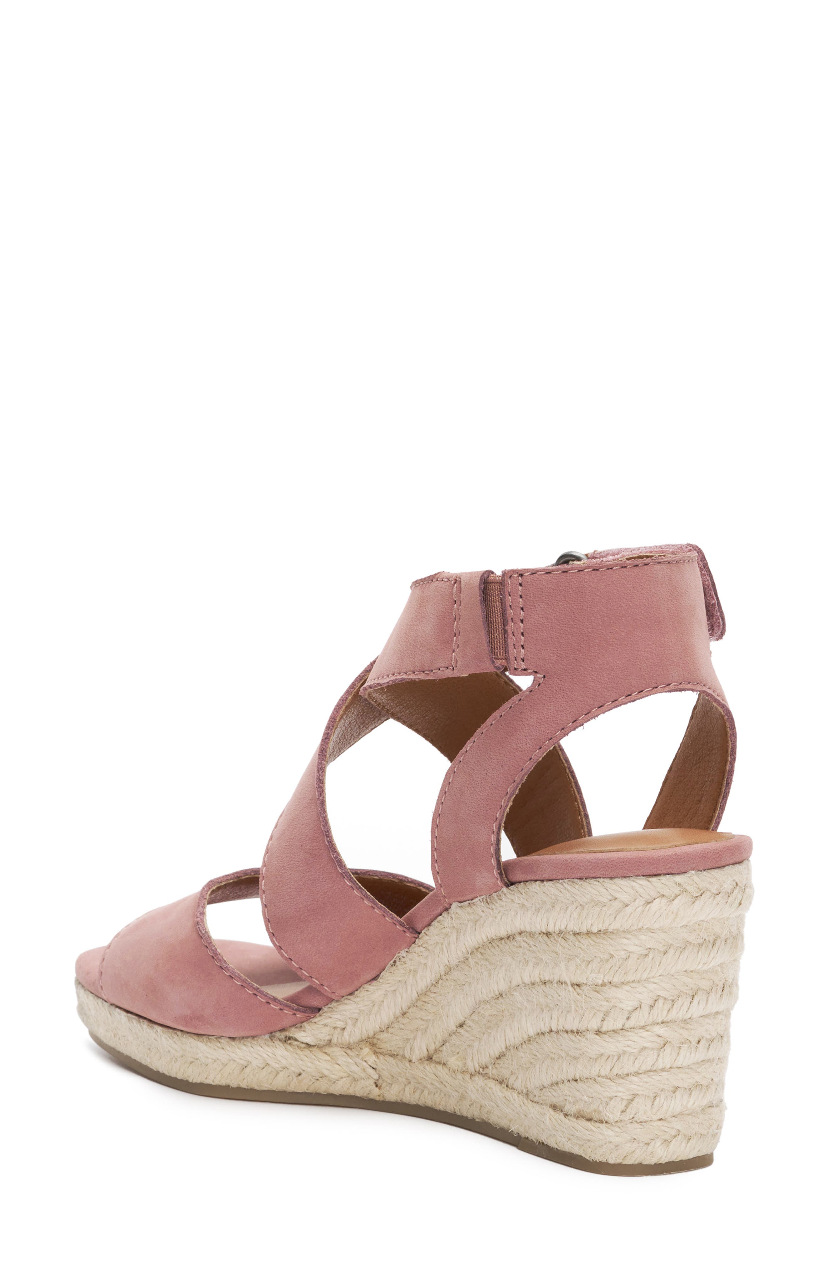 Lucky Brand Mendona Espadrille Wedge Sandal, Alternate, color, Antler