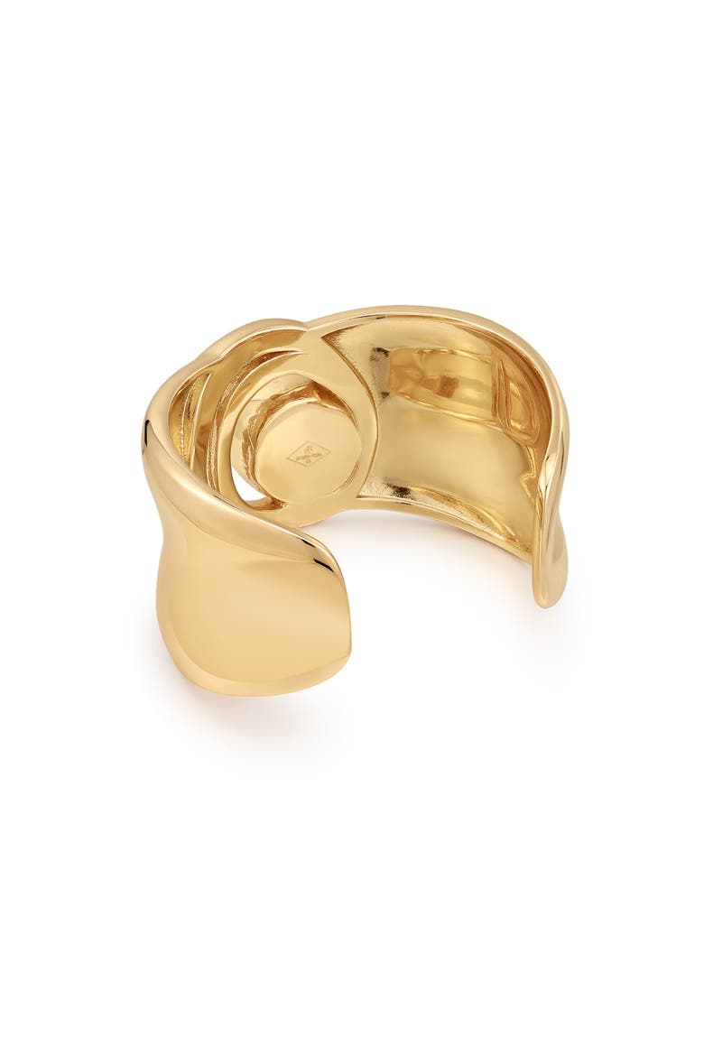 Dawn Light Bangle, Alternate, color, Gold & White