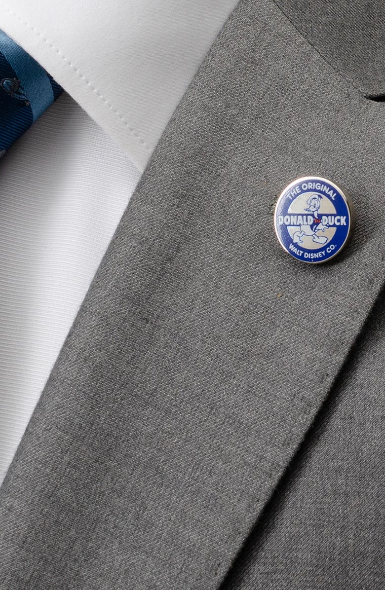 Cufflinks, Inc. Original Donald Duck Lapel Pin, Alternate, color, Silver