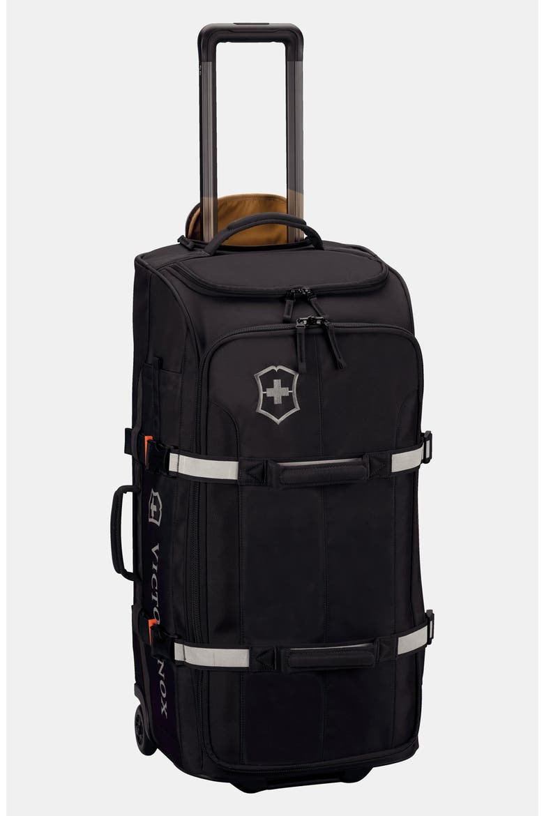 'Alpineer' Rolling Duffel Bag, Main, color, BLACK
