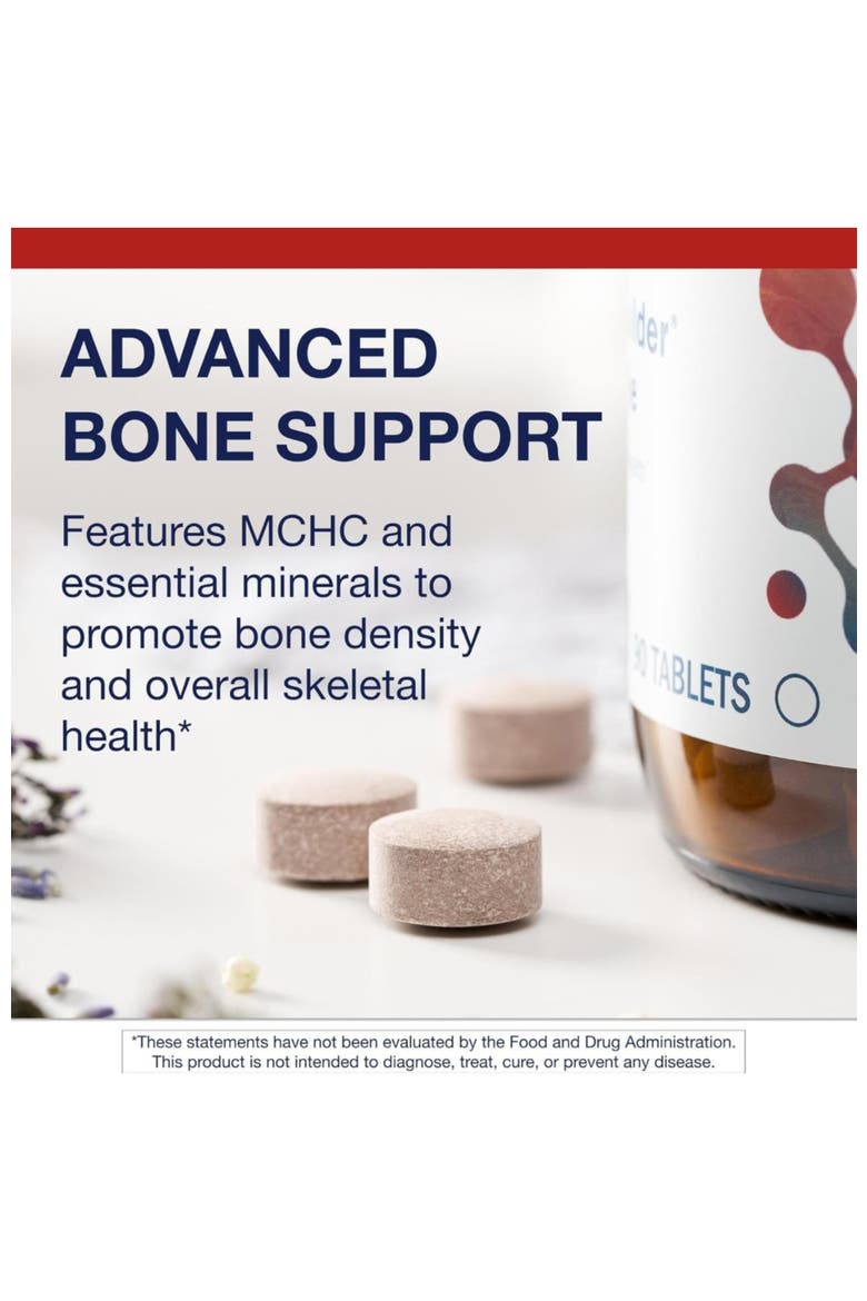 Bone Builder Chewable Supplement Calcium Vitamin D Magnesium 90 Chewable Tablets, Alternate, color, None
