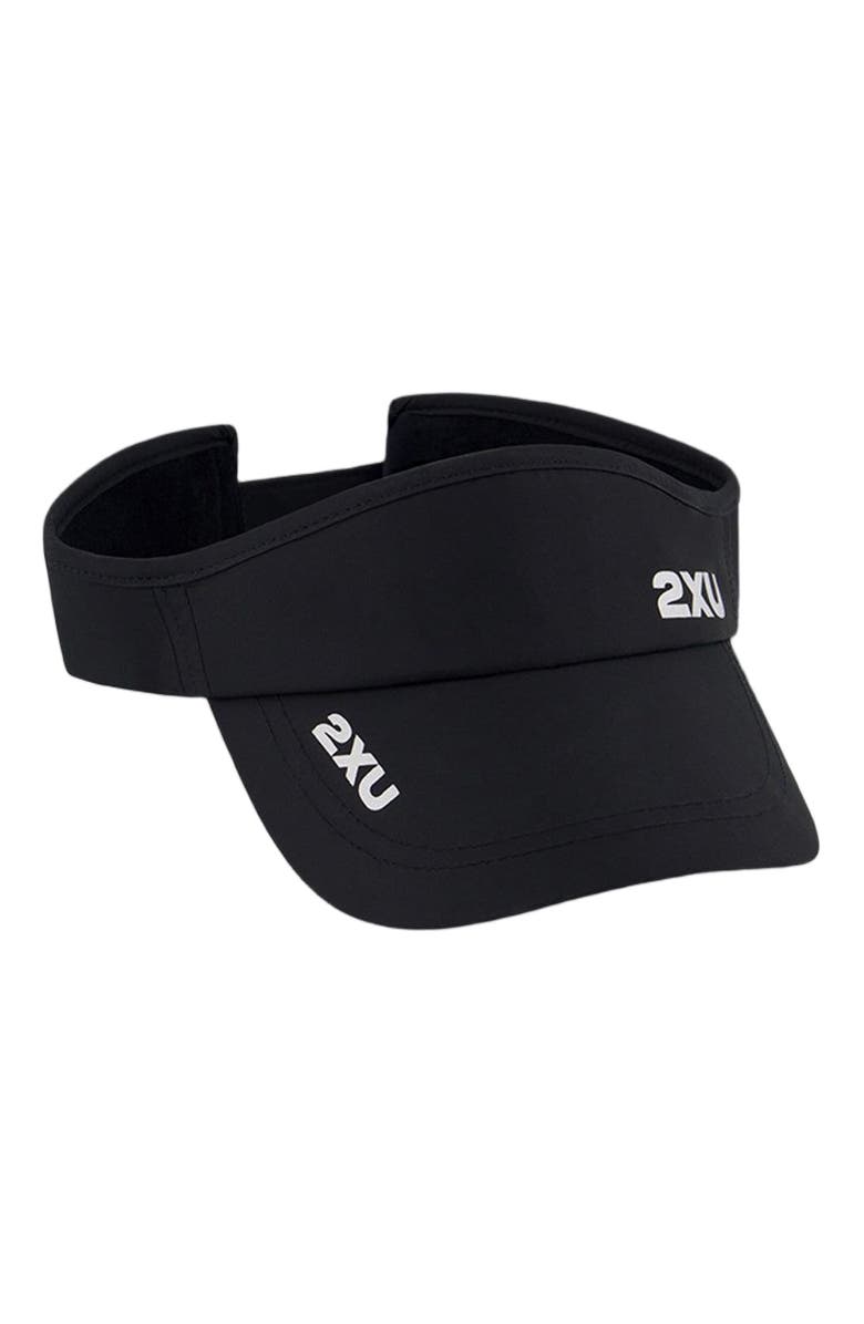 2XU Run Visor, Main, color, Black/Black