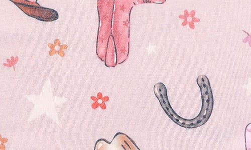 Copper Pearl Cheyenne Long Sleeve Bodysuit In Pink