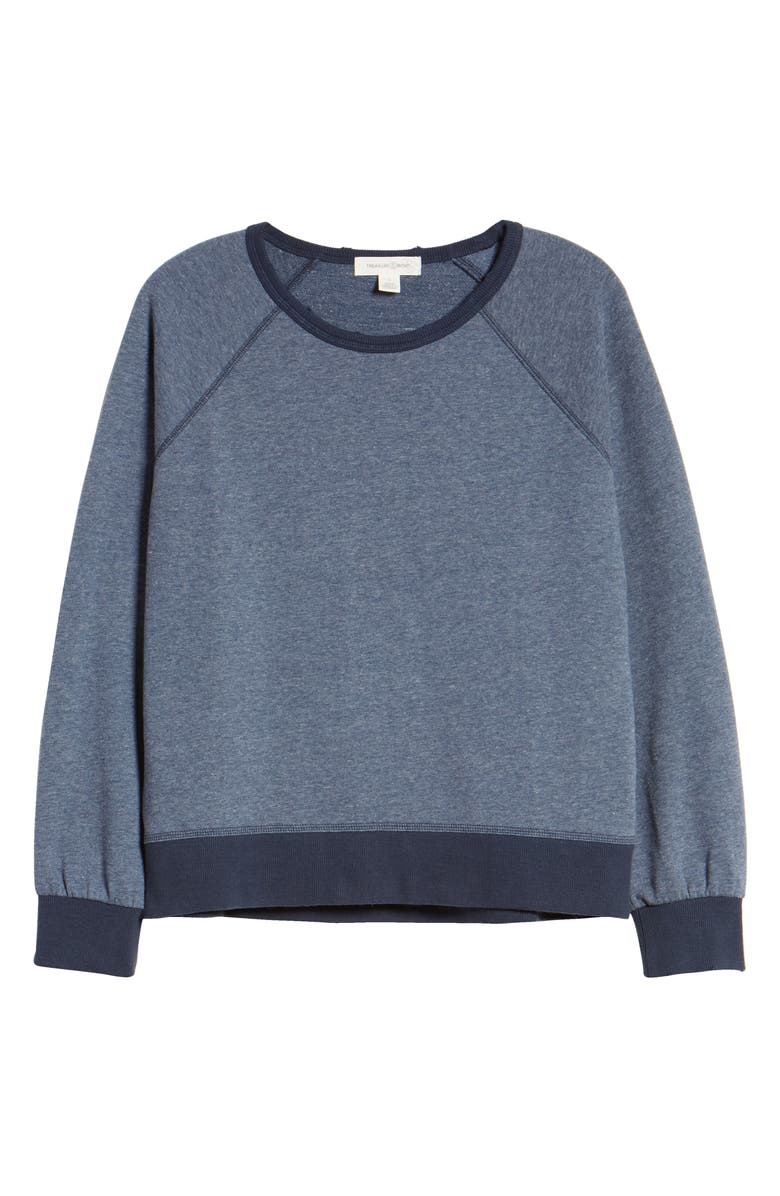 Treasure & Bond Distressed Crewneck Sweatshirt, Alternate, color,