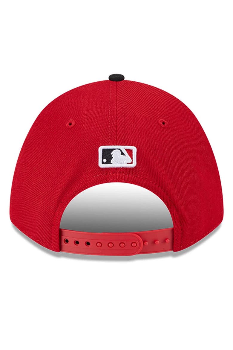 Men's New Era  Red Cincinnati Reds Player Replica 9FORTY Adjustable Hat, Alternate, color, Red