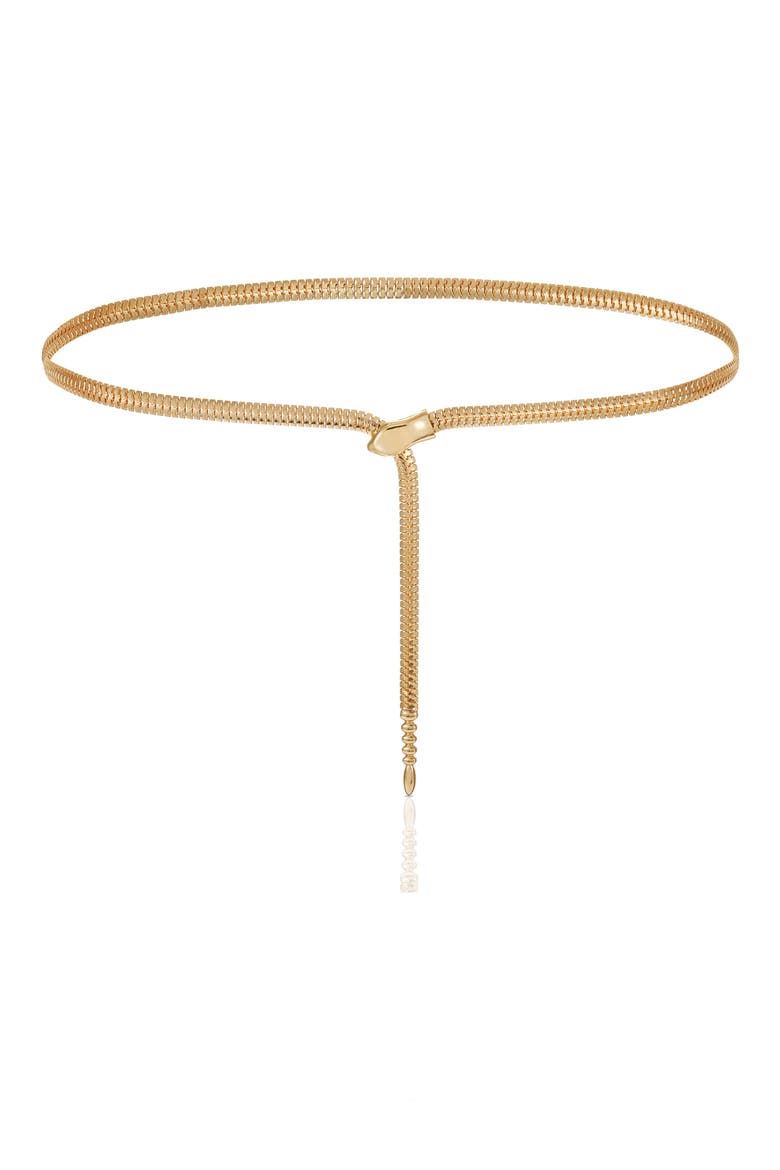 Minimalist Chain Belt, Main, color, GOLD