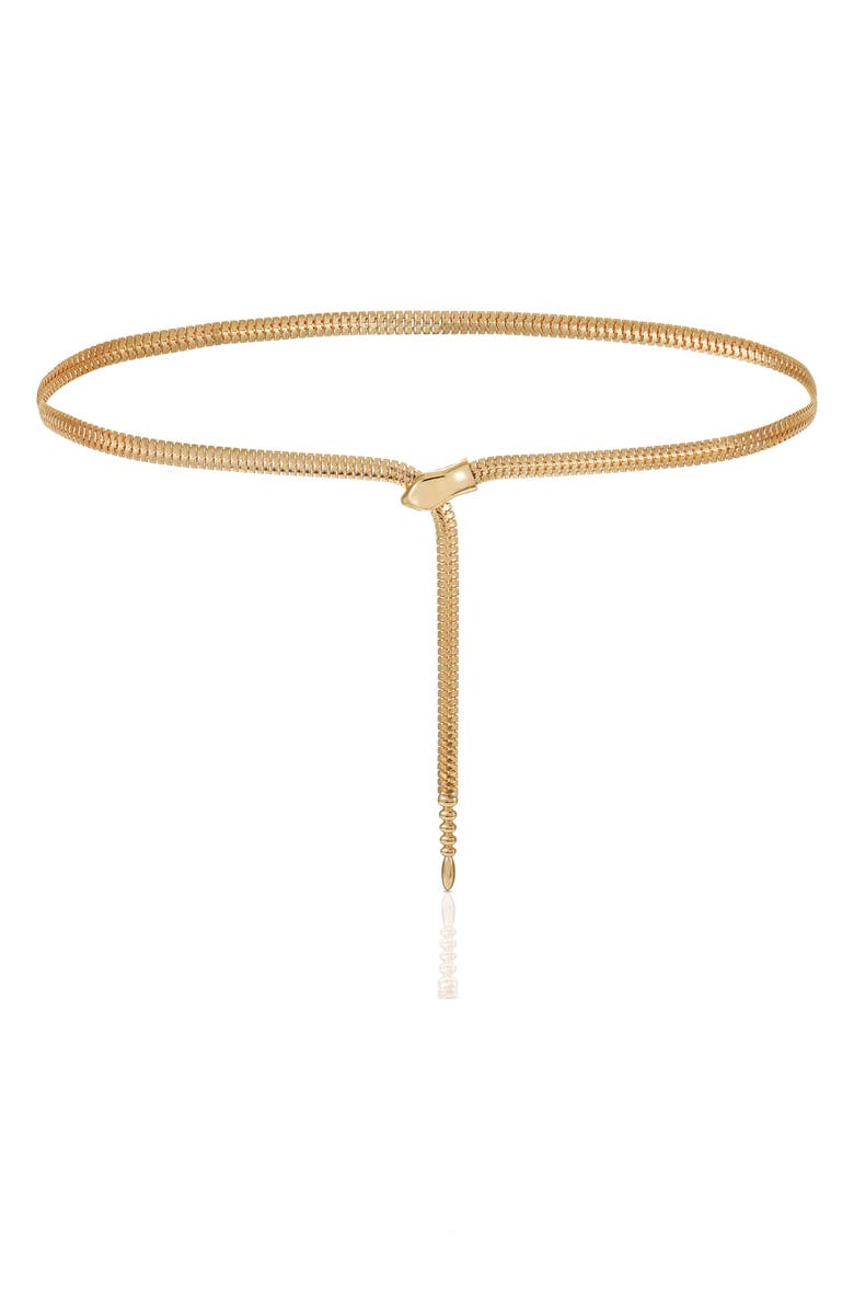 Ettika Minimalist Chain Belt, Main, color, Gold