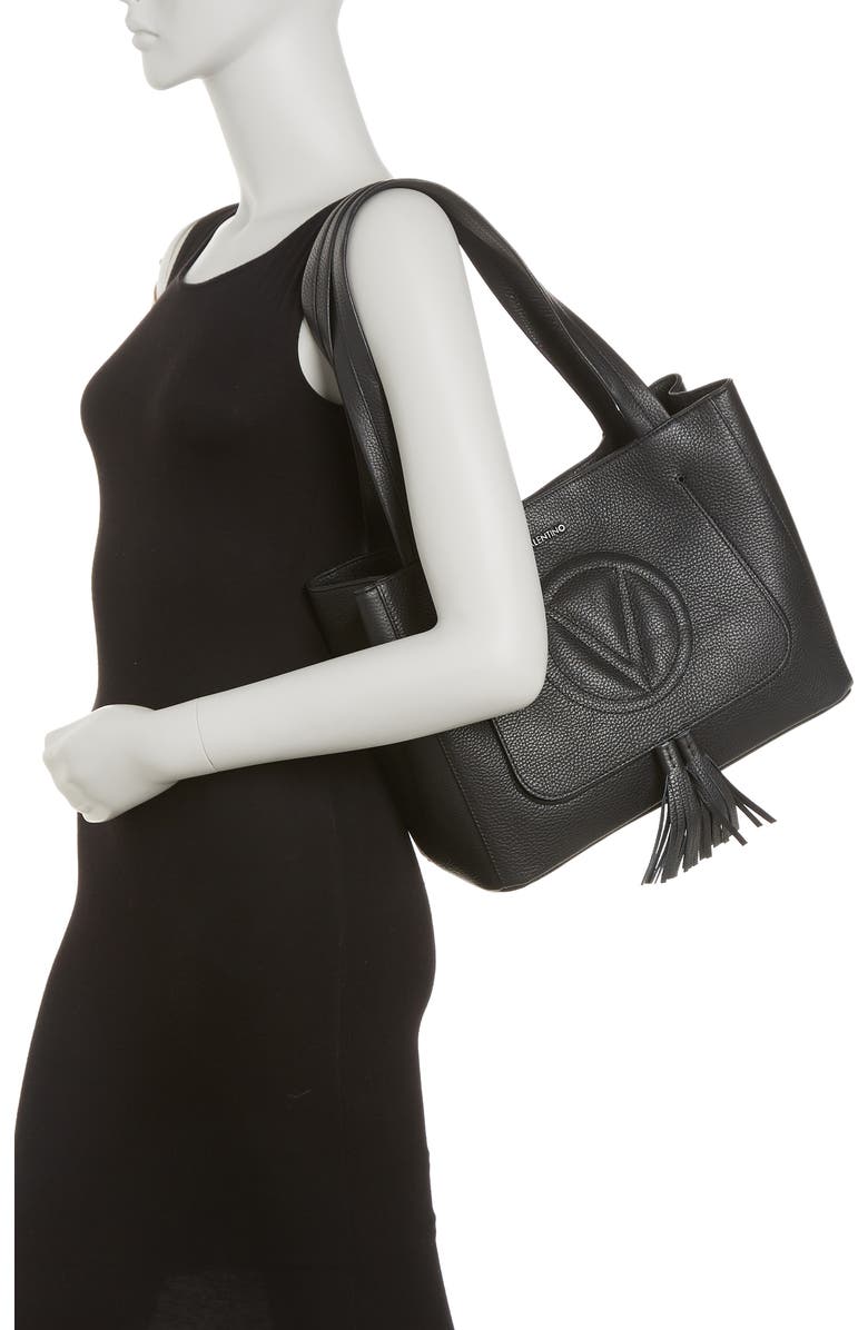 VALENTINO BY MARIO VALENTINO Estelle Dollaro Leather Tote Bag, Alternate, color,