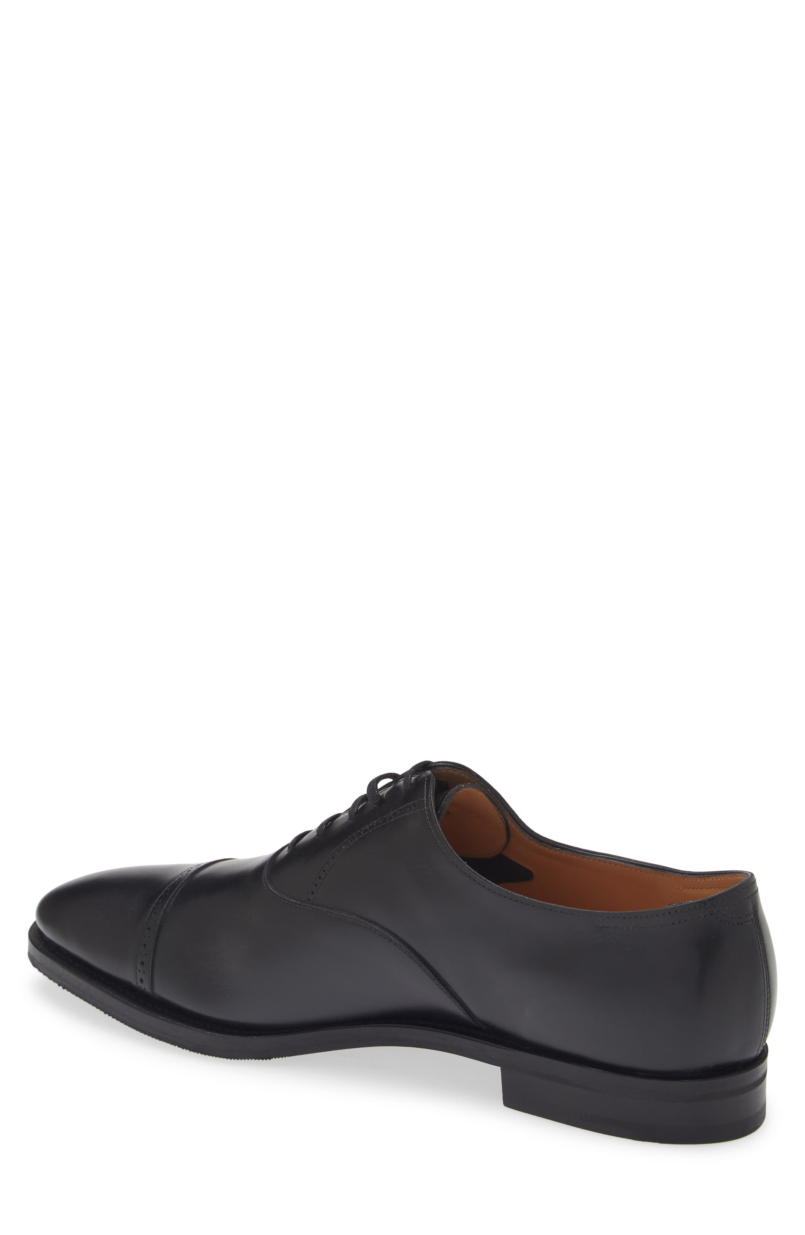 Bristol Cap Toe Oxford, Alternate, color, BLACK