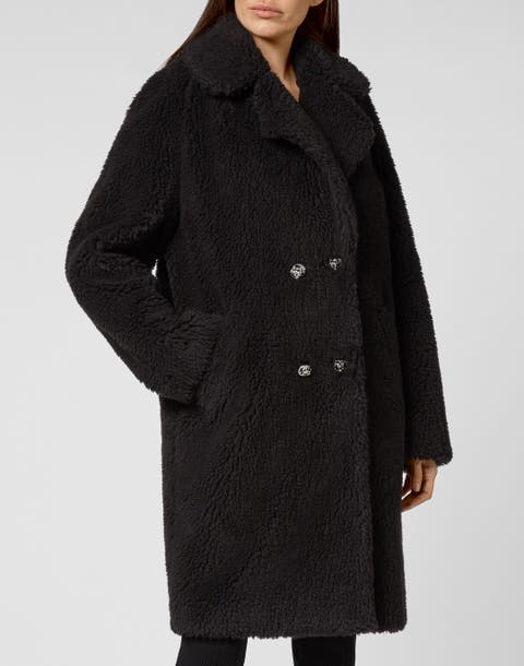 Coat Long Iconic Plein Women
