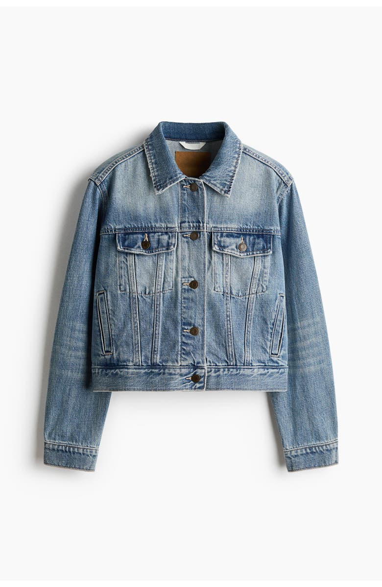 H&M Denim Jacket, Main, color, Light Denim Blue