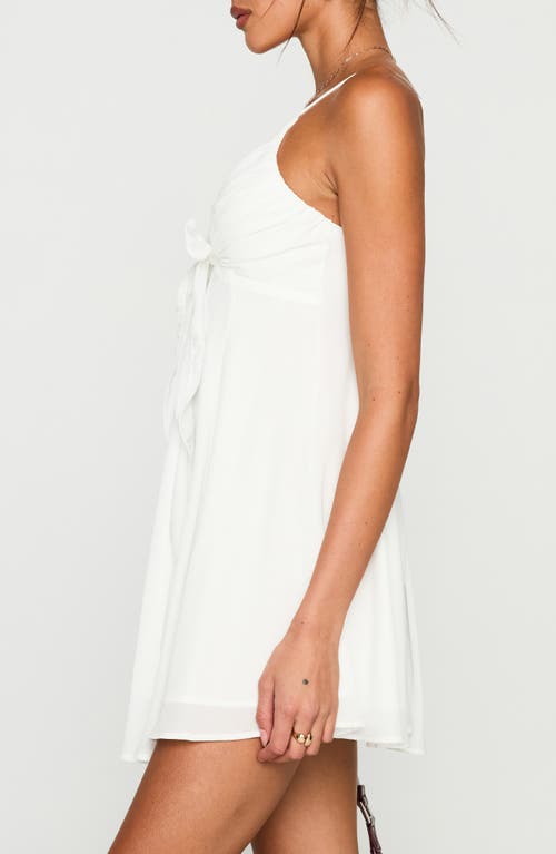 Princess Polly Moon Quartz Mini Sundress In White
